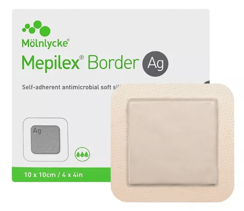 Mepilex Border Ag Apósito10X10Cm - WeCare Pharma