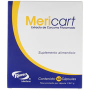 Mericart Extracto De Curcuma Fitosomado Capsula  0.748 Gramo Con 60 7501250812571 7