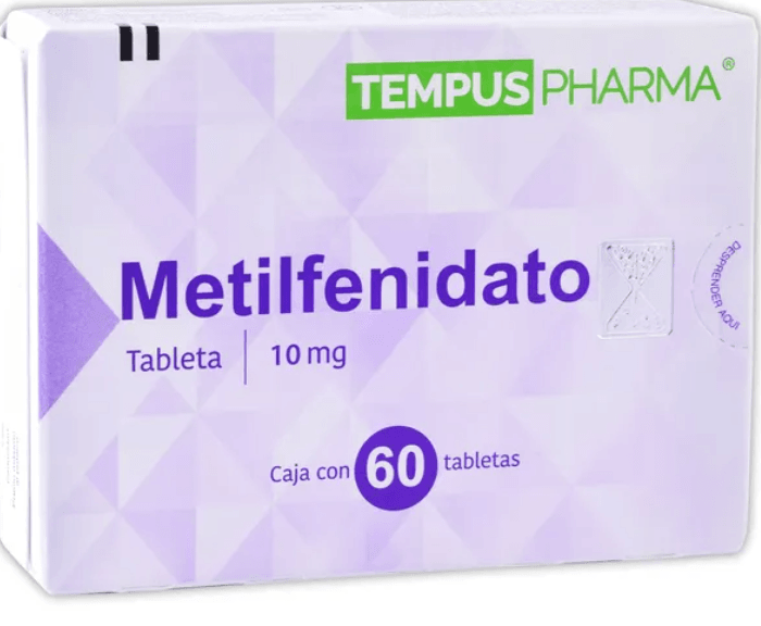 Metilfenidato Tabletas 10Mg Con 60 Tempuspharma - WeCare Pharma