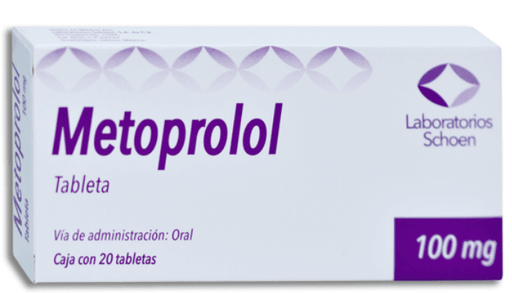 Metoprolol Con 20 Tabletas De 100Mg Schoen - WeCare Pharma