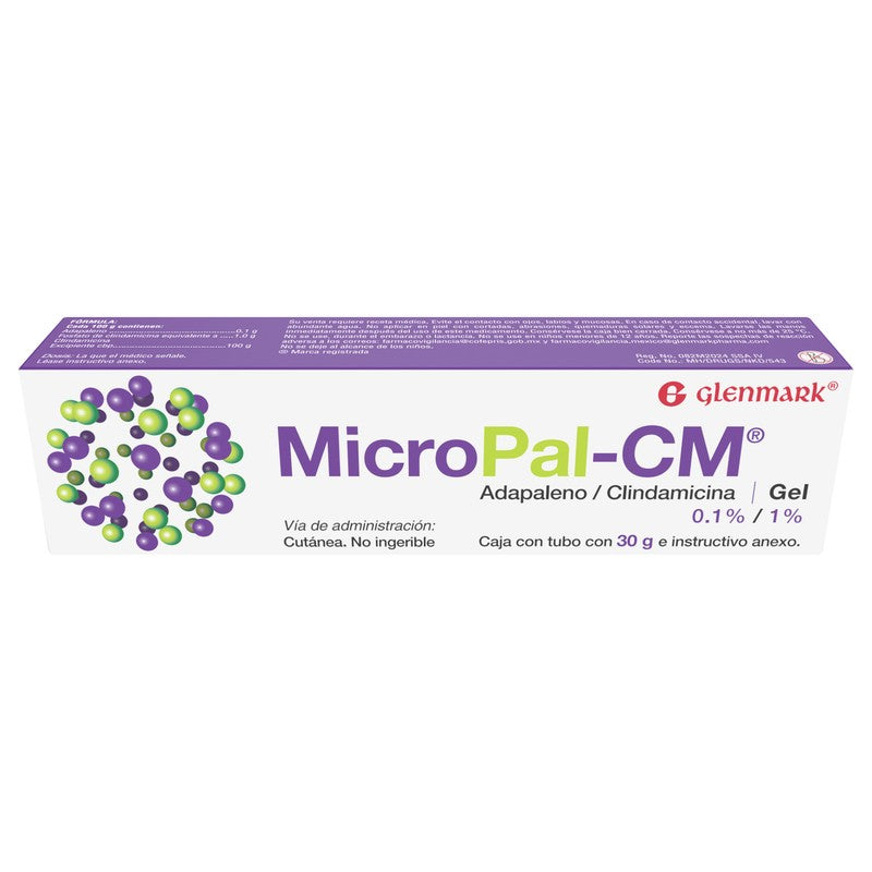 Micropal-Cm AdapalenoClindamicina Gel 1 Tubo 30G 8904091125722