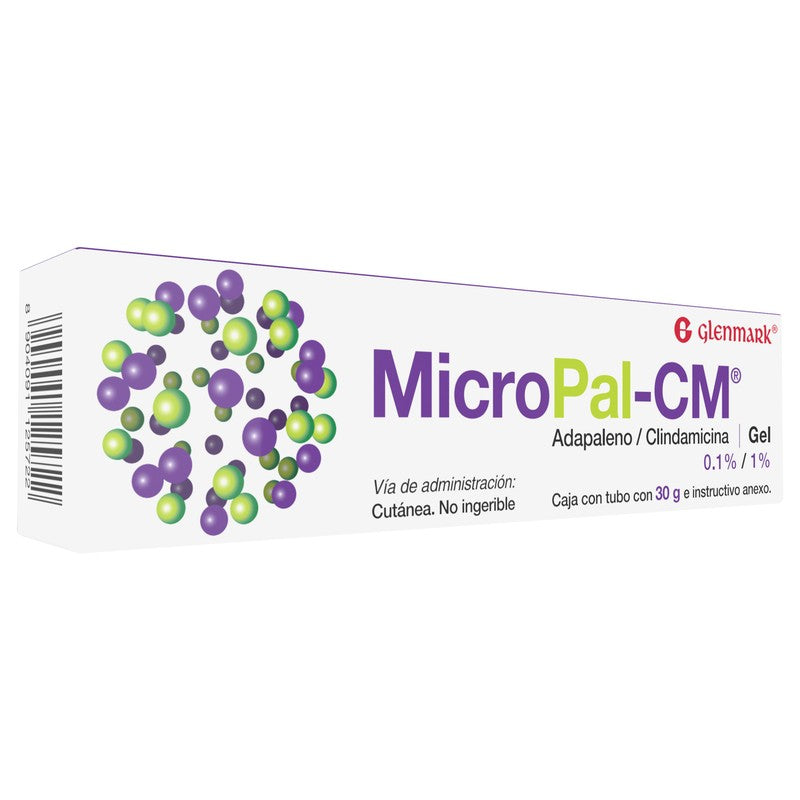 Micropal-Cm AdapalenoClindamicina Gel 1 Tubo 30G 8904091125722 2