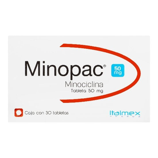 Minopac (Minociclina) Cap 50Mg C30 7501390913114