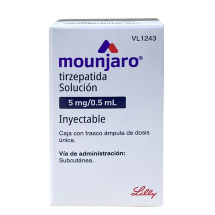 Mounjaro (Tirzepatida) Frasco Ampula 5Mg/0.5 Ml C1