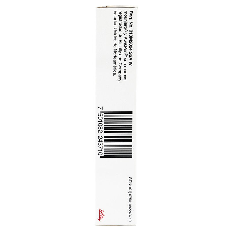 Mounjaro  2.5 Mg  0.6 Ml Kiwipen Tirzepatida con 1 Pluma 7501082243710 8