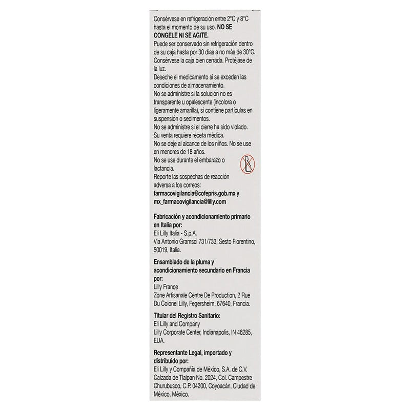 Mounjaro 7.5 Mg  0.6 Ml Kiwipen Tirzepatida con 1 Pluma 7501082243734 3