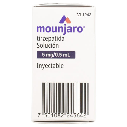 tirzepatide precio mexico Mounjaro 5 Mg / 0.5 Ml (Tirzepatida) Frasco con 1 Ampula — WeCare Pharma