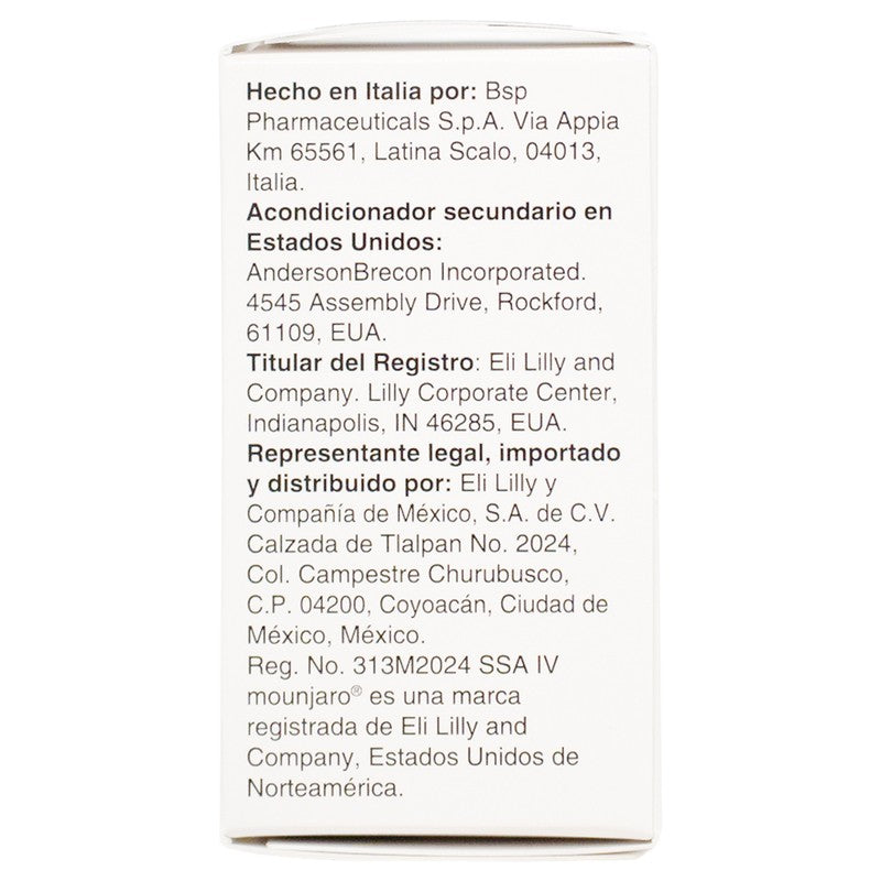 Mounjaro 5 Mg / 0.5 Ml (Tirzepatida) Frasco con 1 Ampula WeCare Pharma Mounjaro 5 Mg / 0.5 Ml (Tirzepatida) Frasco con 1 Ampula WeCare Pharma
