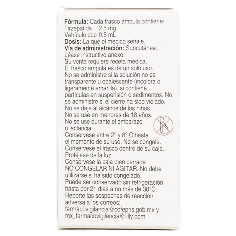 Mounjaro Tirzepatida Frasco Ampolleta 2.5Mg0.5 Ml Con 1 Dosis Unica 7501082243635 5