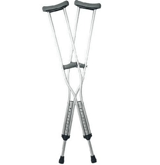 Muleta Axilar Aluminio Grande - WeCare Pharma