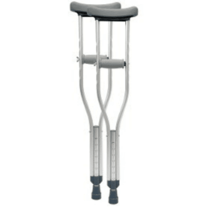 Muleta Axilar Aluminio S-Confort Adulto Chico - WeCare Pharma