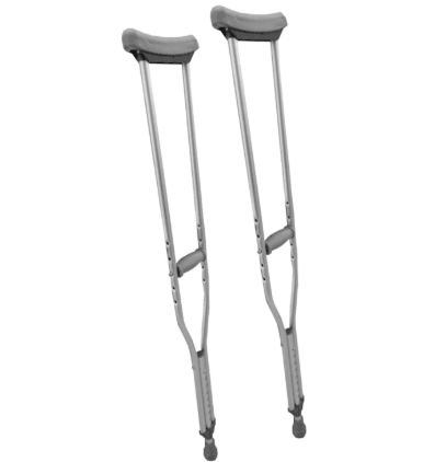 Muleta Axilar Aluminio S-Confort Adulto Mediana - WeCare Pharma