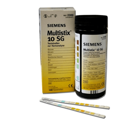 Multistix 10 Sg Con 100 Tiras Siemens Ref 2300 - WeCare Pharma