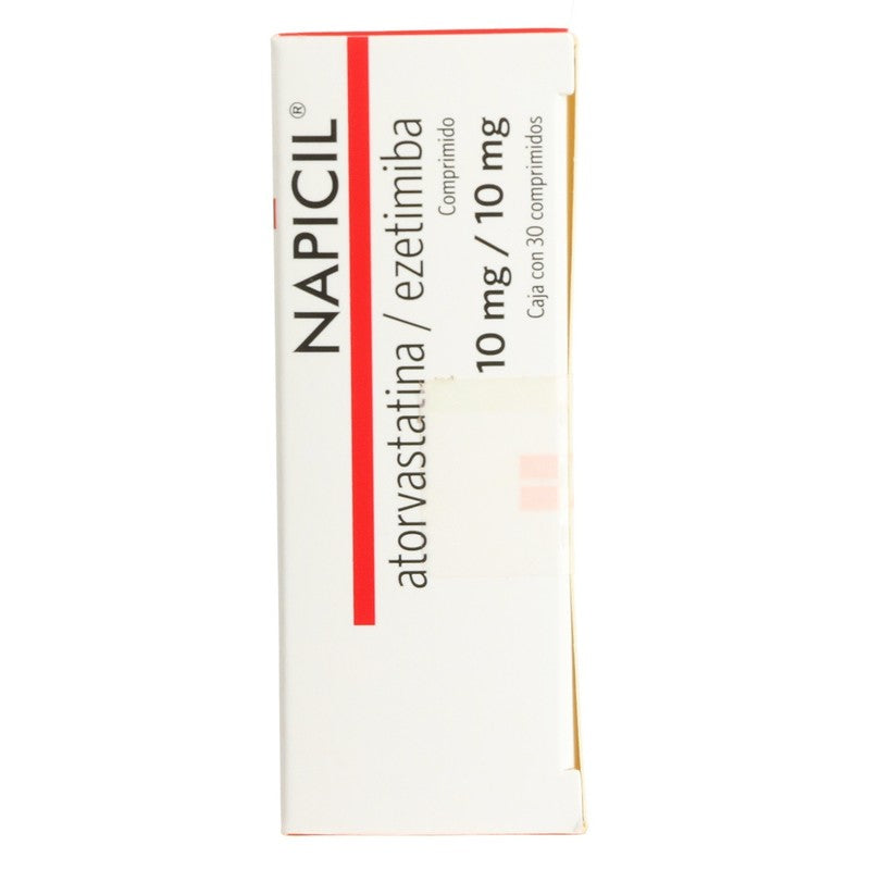 Napicil AtorvatatinaEzetimiba Tab 1010 Mg C30 7730766000503 5
