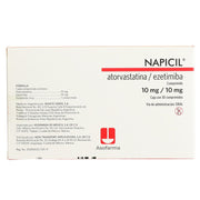 Napicil AtorvatatinaEzetimiba Tab 1010 Mg C30 7730766000503 7
