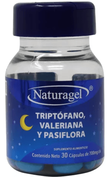 Naturagel (Triptófano/Valeriana Y Pasiflora) Capsulas 700Mg Con 30 - WeCare Pharma