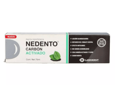 Nedento Pasta Dental Carbon Activado 75Ml - WeCare Pharma