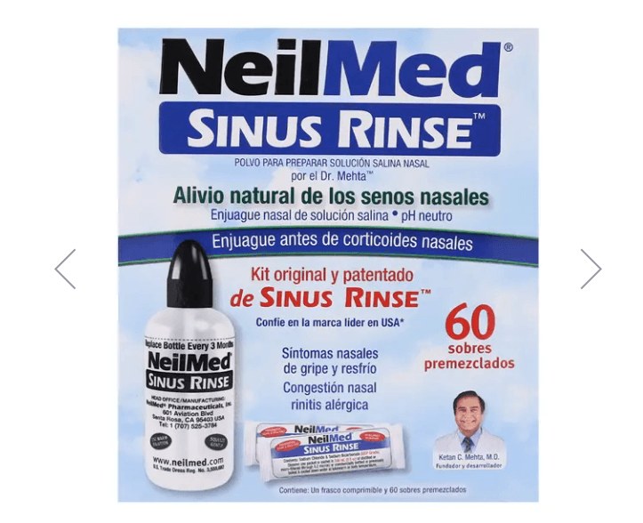 Neilmed Nasaflo Neti Pot Dispositivo De Irrigacion Nasal 240Ml - WeCare Pharma