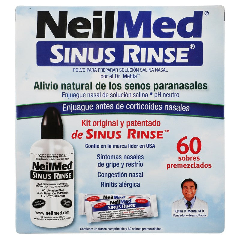 Neilmed Sinus Tinse Enjuague Nasal C60 Sobres 705928001008