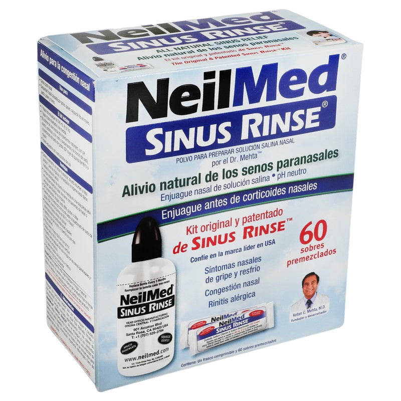 Neilmed Sinus Tinse Enjuague Nasal C60 Sobres 705928001008 2
