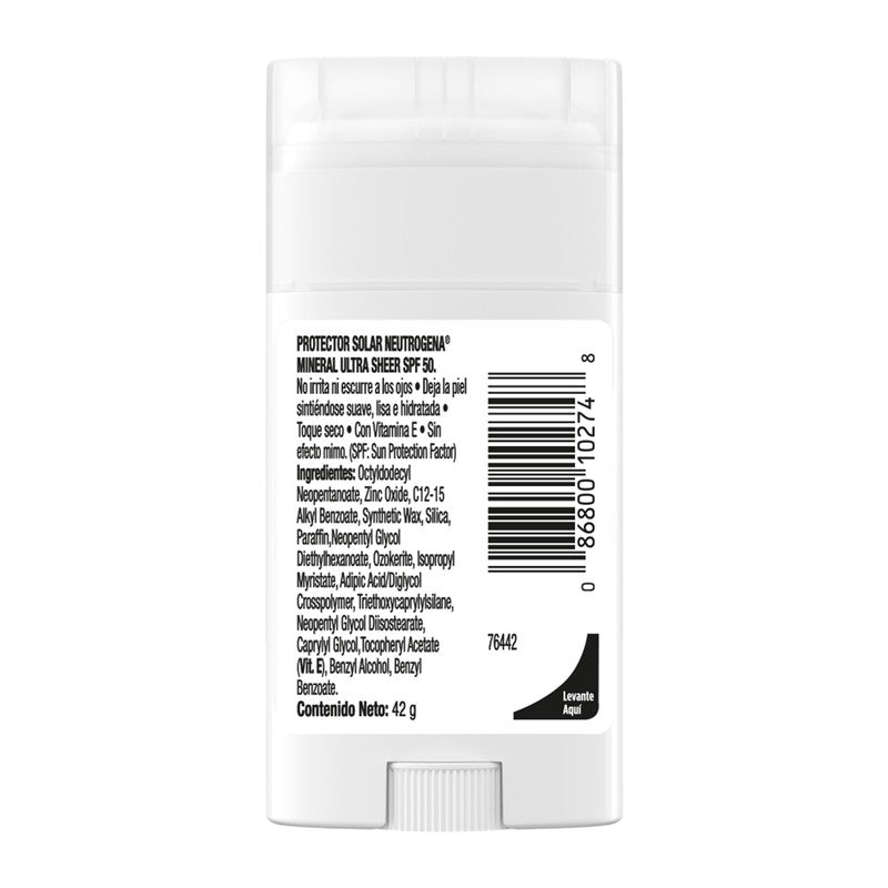 Neutrogena Proteccion Solar Mini Ultra Barra 42G 86800102748 5