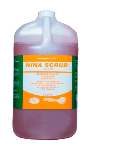 Nina Scrub (Gluconato De Clorhexidina) Galon 20% 3.780L - WeCare Pharma