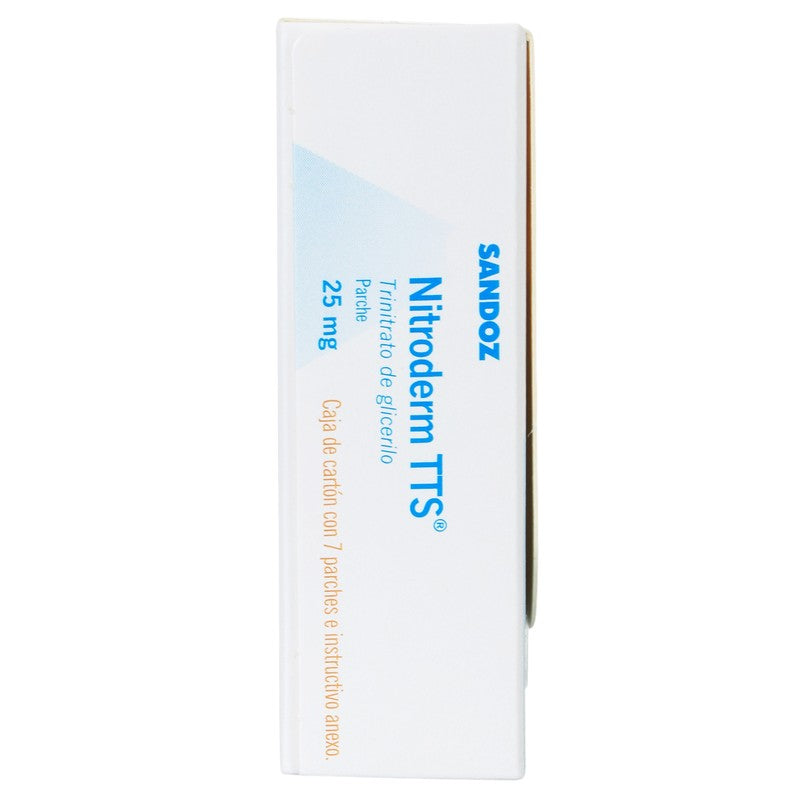 Nitroderm Tts Trinitrato De Glicerilo Parches 255Mg Con 7 7502216936188 5
