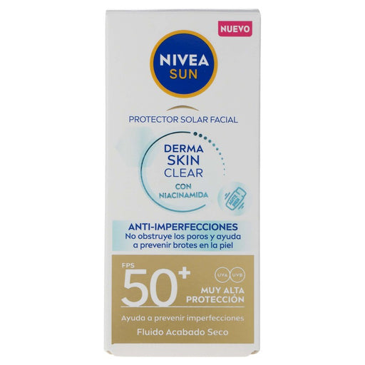 Nivea Derma Skin Clear Protector Solar Facial Fps 50 Anti-Imperfecciones 4006000122892
