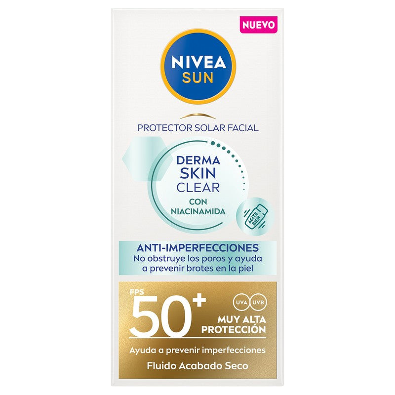 Nivea Derma Skin Clear Protector Solar Facial Fps 50 Anti-Imperfecciones 4006000122892 2