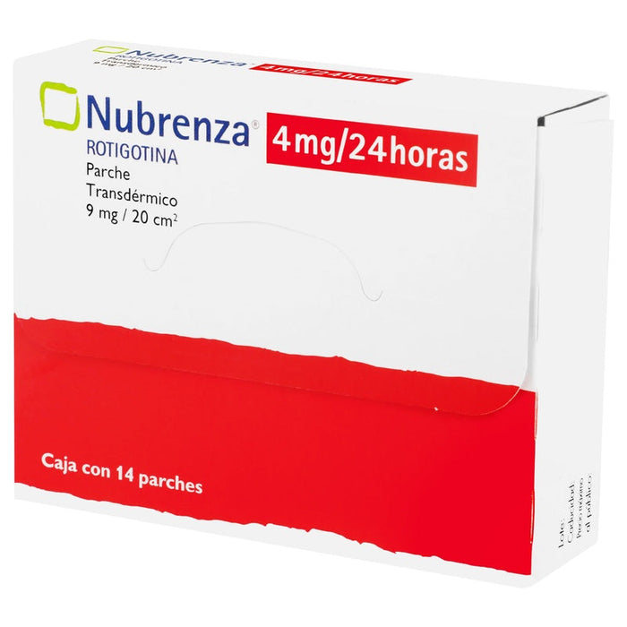 Nubrenza (Rotigotina) Parche 4Mg/24 Horas Con 14 7501088507038 perfil 3