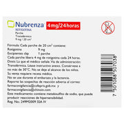 Nubrenza Rotigotina Parche 4Mg24 Horas Con 14 7501088507038 6