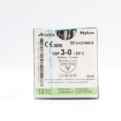 Nylon 3-0 3/8 19Mm Ce1943-N Atramat - WeCare Pharma