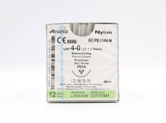 Nylon 4-0 3/8 19Mm Pe1944-N Atramat Con 12 - WeCare Pharma