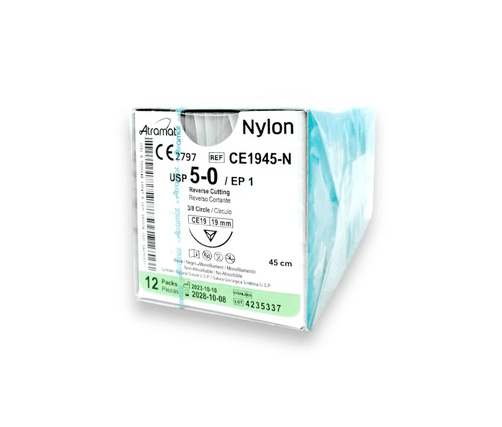 Nylon 5-0 3/8 19Mm G-Ce1945-N Atramat - WeCare Pharma
