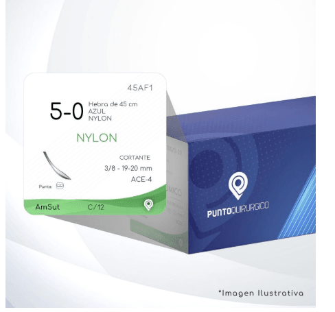 Nylon 5-0 3/8 45Cm 45Af1 American Suture - WeCare Pharma