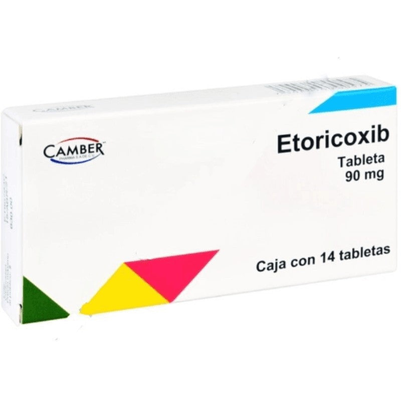 Etoricoxib 90Mg Con 14 Camber Tabletas 7506442700575