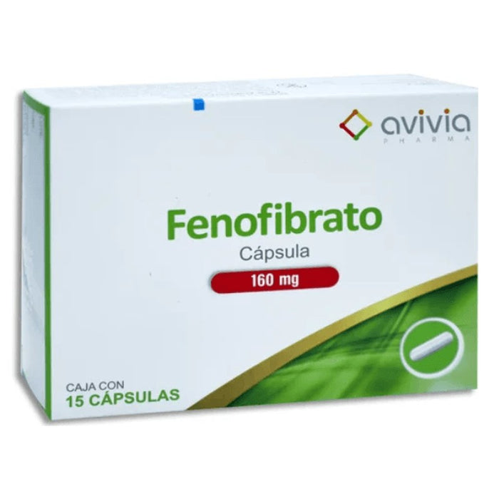 Fenofibrato Con 15 Capsulas De 160Mg Avivia 7503049078045