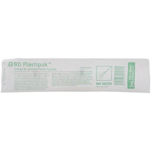 Jeringa 3Ml 21Gx32M Con 1 Pieza Bd Plastipak 7501073025394