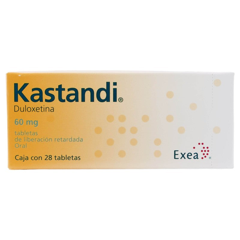Kastandi 60Mg Con 28 Tabletas Duloxetina 7501314705283, 2