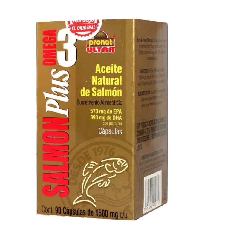 Omega Salmon Plus Pronat 1500Mg Con 90 Capsulas 7501062910717