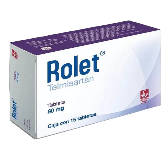 Rolet 80Mg Con 15 Tabletas Telmisartan 7501300421661