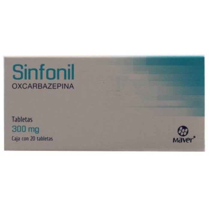 Sinfonil 300Mg Con 20 Tabletas Oxcarbazepina 7502009744570