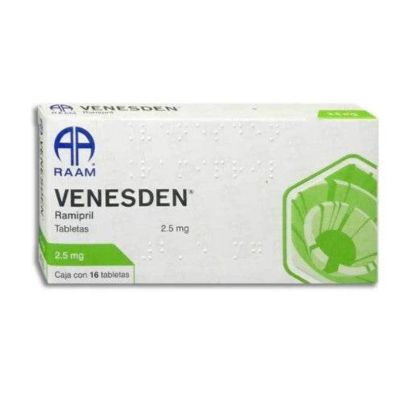 Venesden 2.5Mg Con 16 Tabletas Ramipril 7502227871799