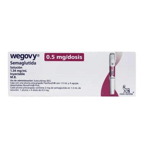 Wegovy Semaglutida Flex Touch 0.5MgDosis Pluma Con 1.5Ml 7503007822956