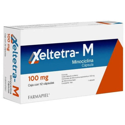 Xeltetra 100Mg Con 12 Capsulas Minociclina 7502002461832
