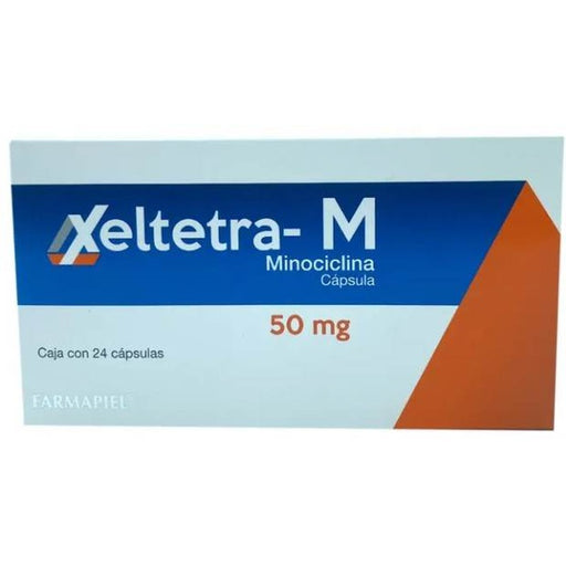 Xeltetra-M 50Mg Con 24 Capsulas Minociclina 7502002461825