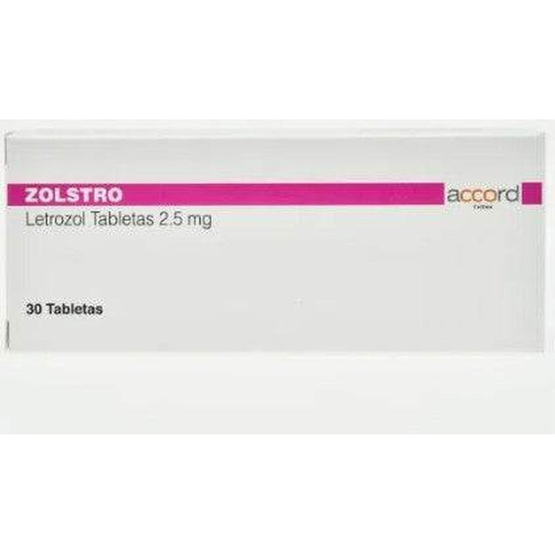 Zolstro 2.5Mg Con 30 Tabletas Letrozol 7506335701085
