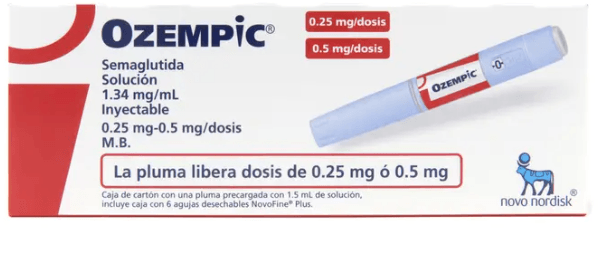 Ozempic Roja (Semaglutida) Pluma 1.34Mg/Ml 0.25-0.5Mg/Dosis 1.5Ml - WeCare Pharma