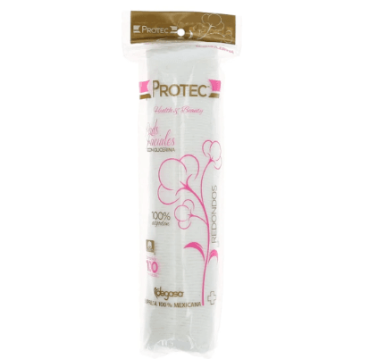 Pads Facial Redondo Protec Con 10 - WeCare Pharma