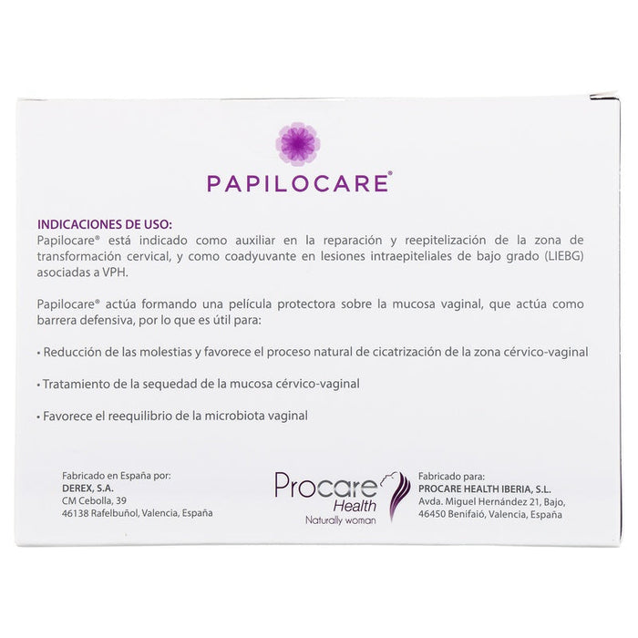 Papilocare Gel Vaginal 7 Tubos 5 Ml 3 Pack 8437024714514 perfil 7